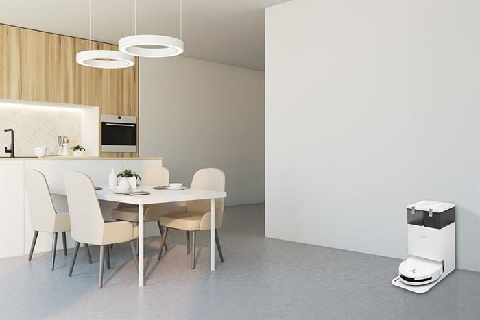 Robot hút bụi lau nhà Ecovacs Deebot T50 Pro Omni - Trắng/Đen